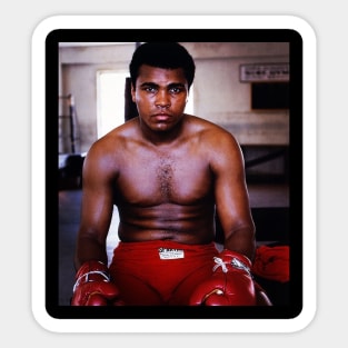 Muhammad Ali A great man, A great American My hero Sticker